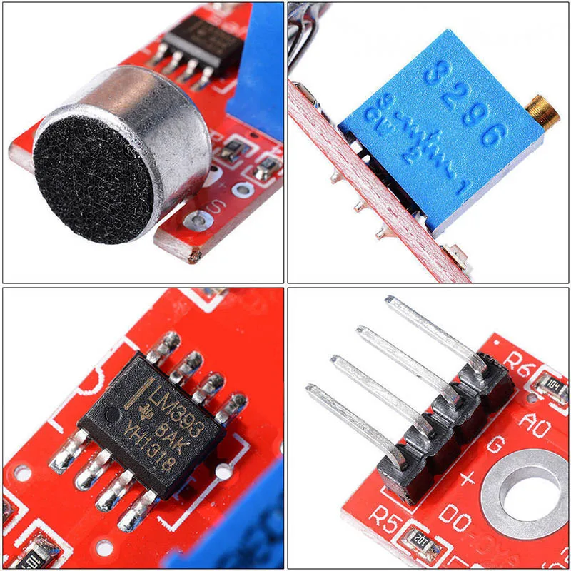 Microphone Sensor AVR PIC High Sensitivity Sound Detection Module SGA998 | Электроника
