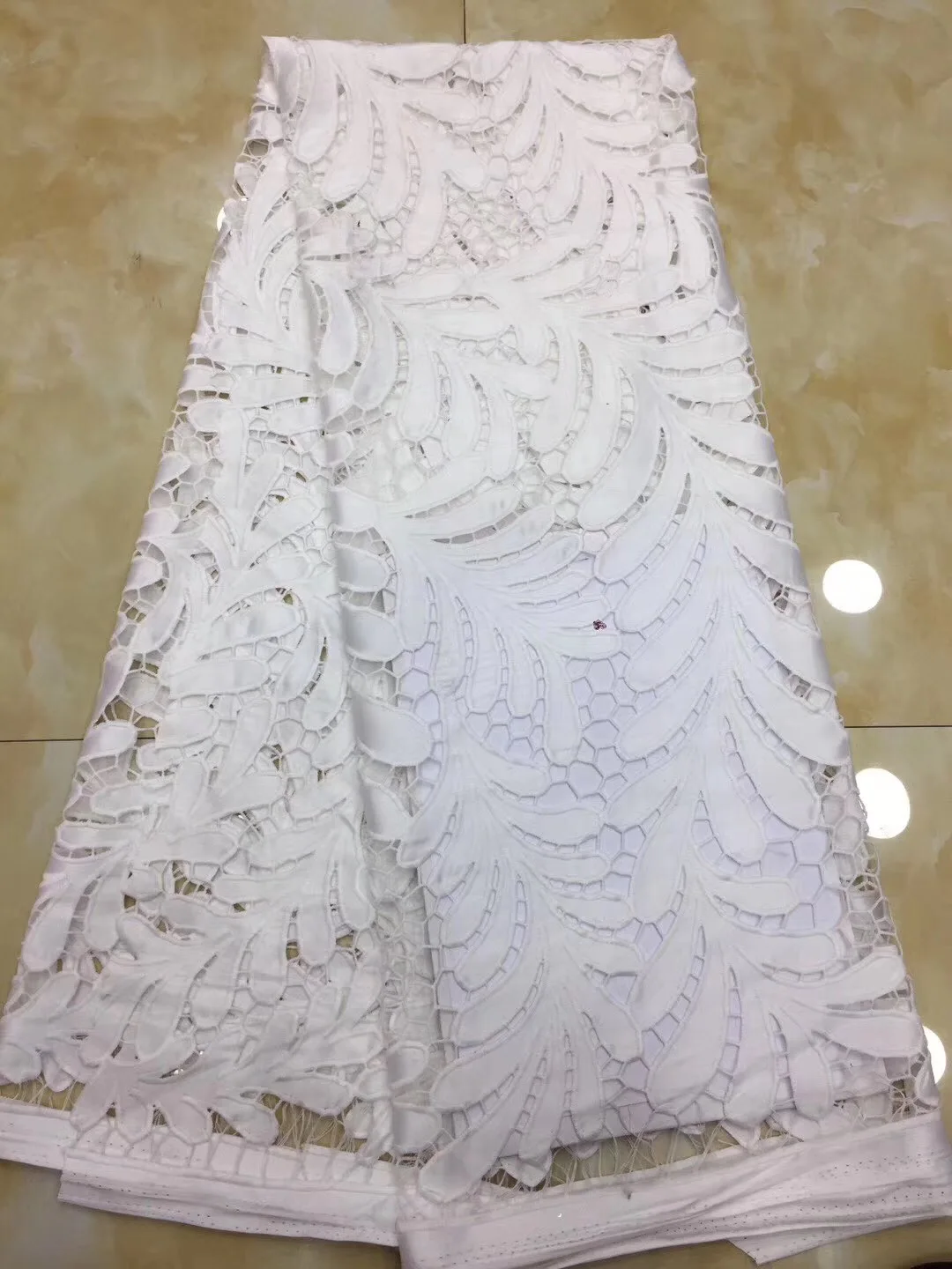 

New African Cord Lace Fabric High Quality French Tulle Lace Fabric For Wedding Dress Selling Nigerian Lace Fabric D143