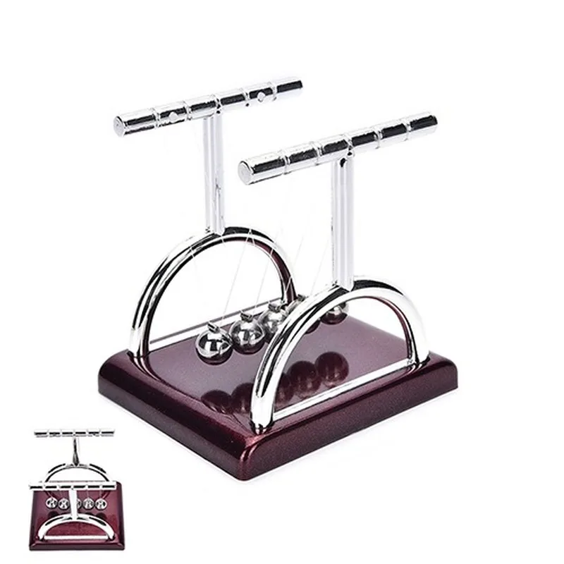 

Early Fun Toy Gift Newtons Cradle Steel Balance Ball Physics Science Pendulum