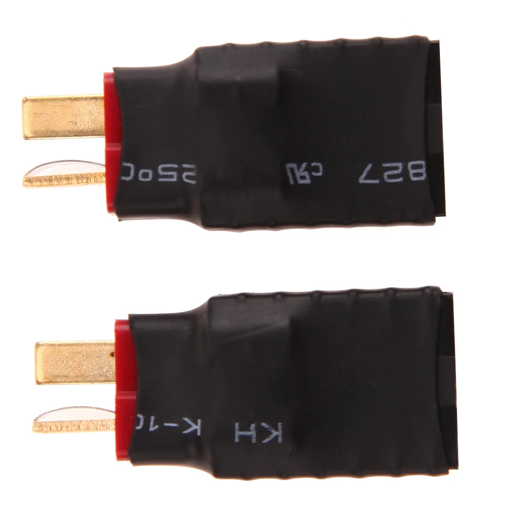 

2pcs Wireless Female for T-Plug Deans Style Connector Adapter T Deans Plug Male Female To TRX Traxxas RC Lipo