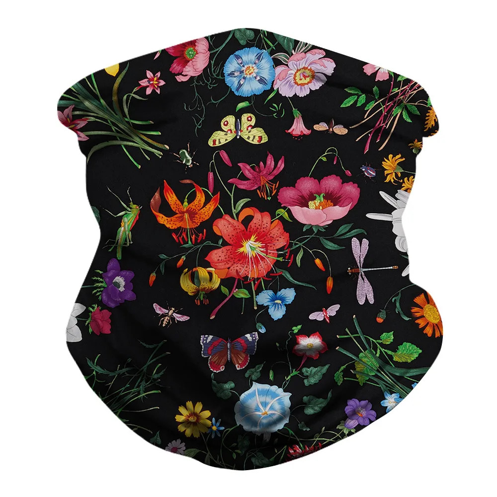 Модный женский и мужской шарф с цифровым принтом для езды на велосипеде открытом