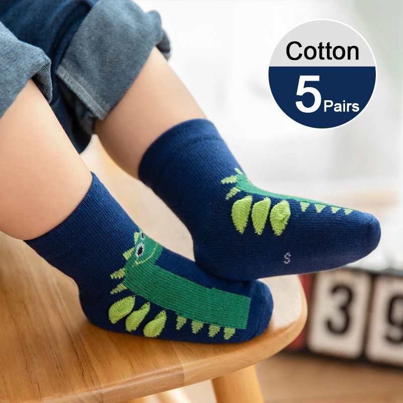 

5 Pairs Baby Girls Socks Spring Autumn Cotton Newborn Baby Socks Baby Meias Para Bebe Kids Socks for Children Boys Socks 1-12Y