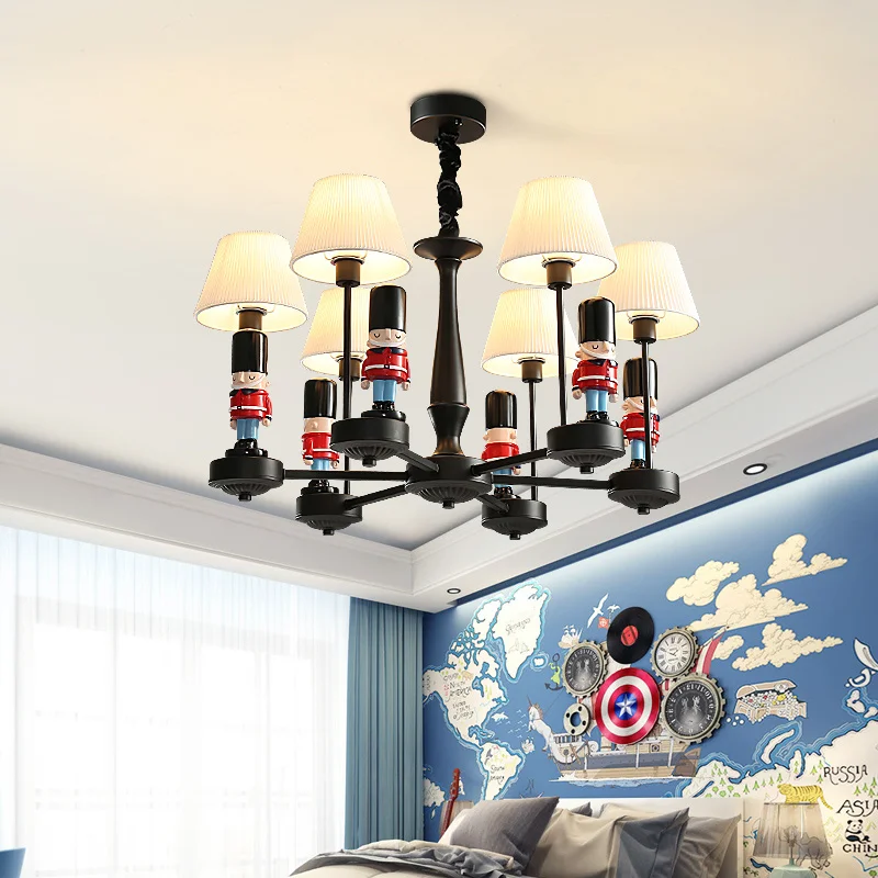 Люстры для детской комнаты люстра спальни и мальчиков креативные Мультяшные