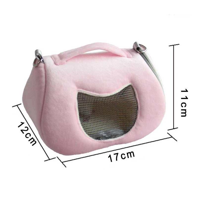 

Small Pet Hamster Carrier Bag Mesh Breathable Carrier Bag Out Travel Portable Shoulder Carrier Bags For Small Pets Hamster