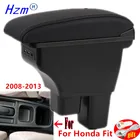 Подлокотник для Honda Fit, подлокотник для Honda Fit Jazz 2008 2009 2010 2011 2012 2013, контейнер для хранения в интерьере, 3USB