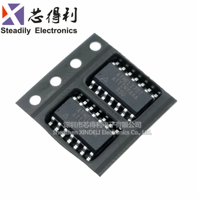 5 шт./лот оригинальный SMD ATTINY44A-SSU Chip AVR 8-битный микроконтроллер | Электронные