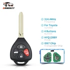 Dandkey дистанционного ключа для Toyota Camry ключ для Toyota Camry, Avalon, Corolla матрица RAV4 Venza Yari 4 пуговицы брелок HyQ12BBY 314,4 МГц ID67 чип-ключ для автомобиля