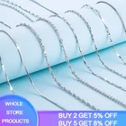 Женское ожерелье из серебра 925 пробы, с сертификатом