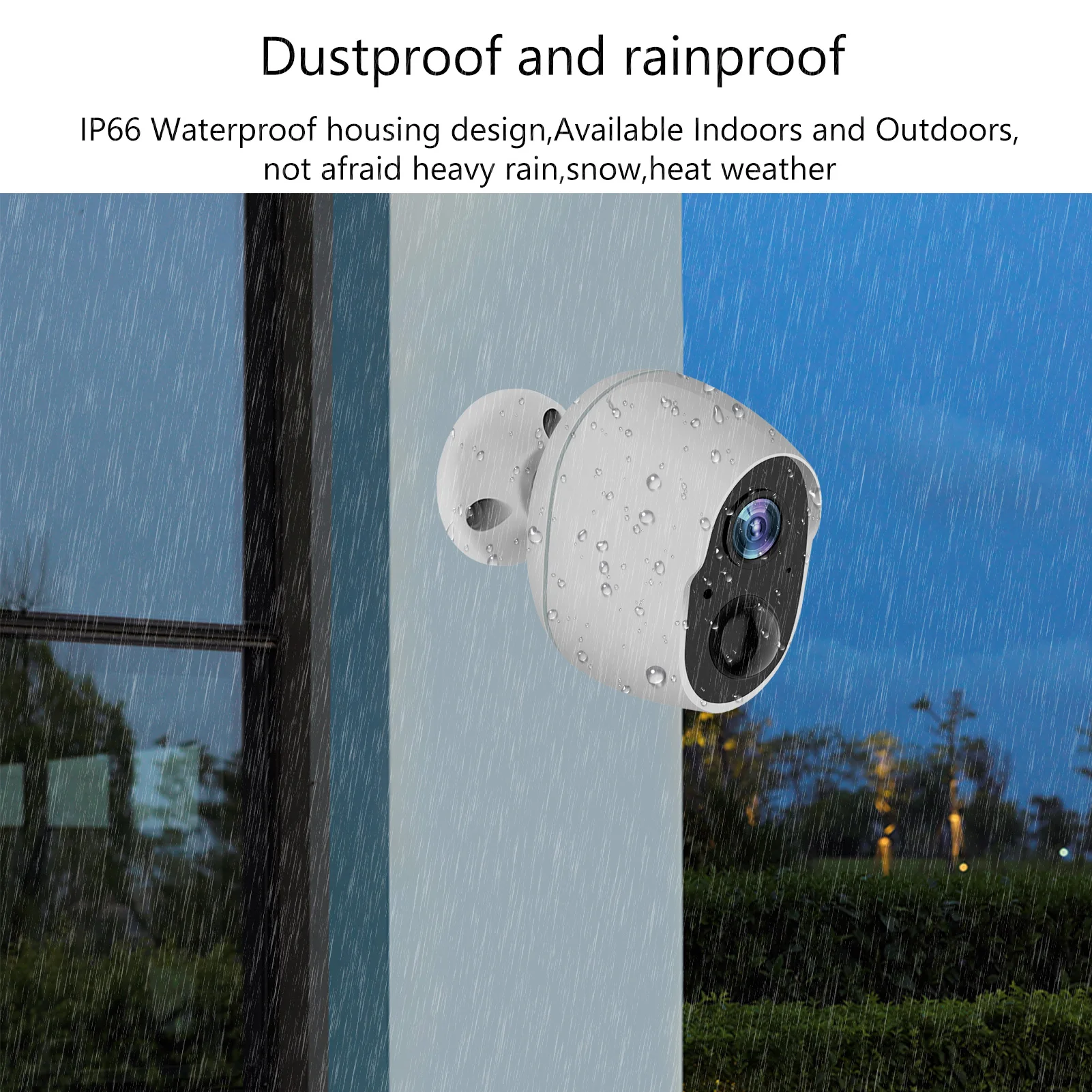 Камера безопасности 2 4G WiFi Беспроводная 1080P домашняя камера наблюдения наружная с