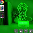 Акриловая Светодиодная настольная лампа, 3D светильник, Аниме Haikyuu, волейбол, детский ночсветильник для детей, домашний декор