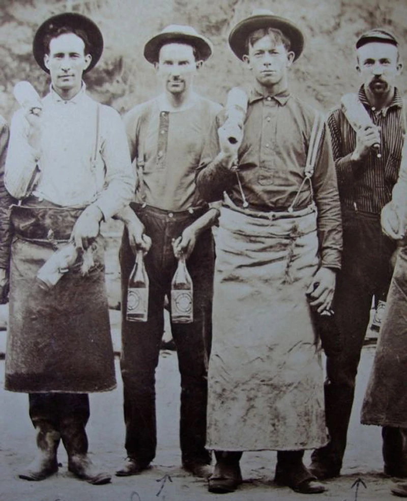 Бронсон Винтаж 1910s офсетные Хенли рубашки мужские пуговицы нижнее белье Slim Fit