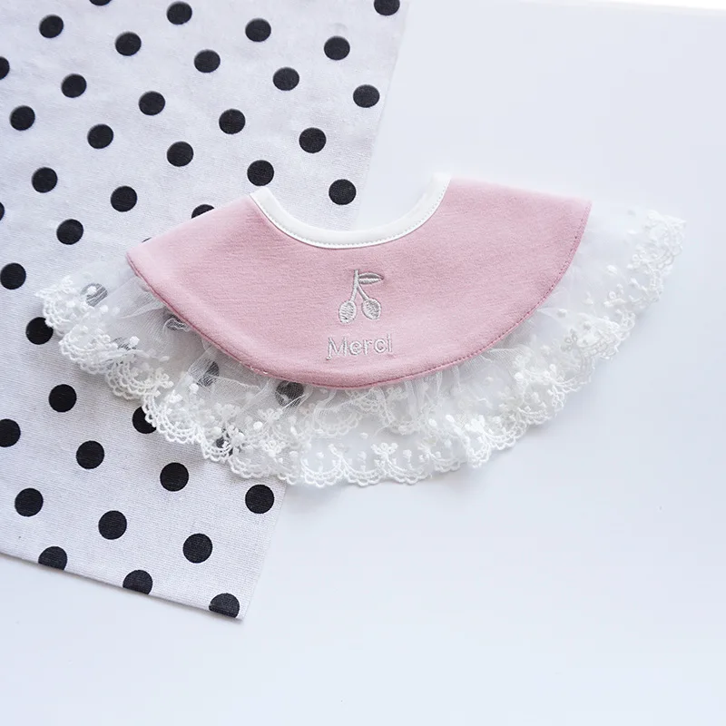 Детский нагрудник с цветочной вышивкой 360 градусов | Детская одежда и обувь