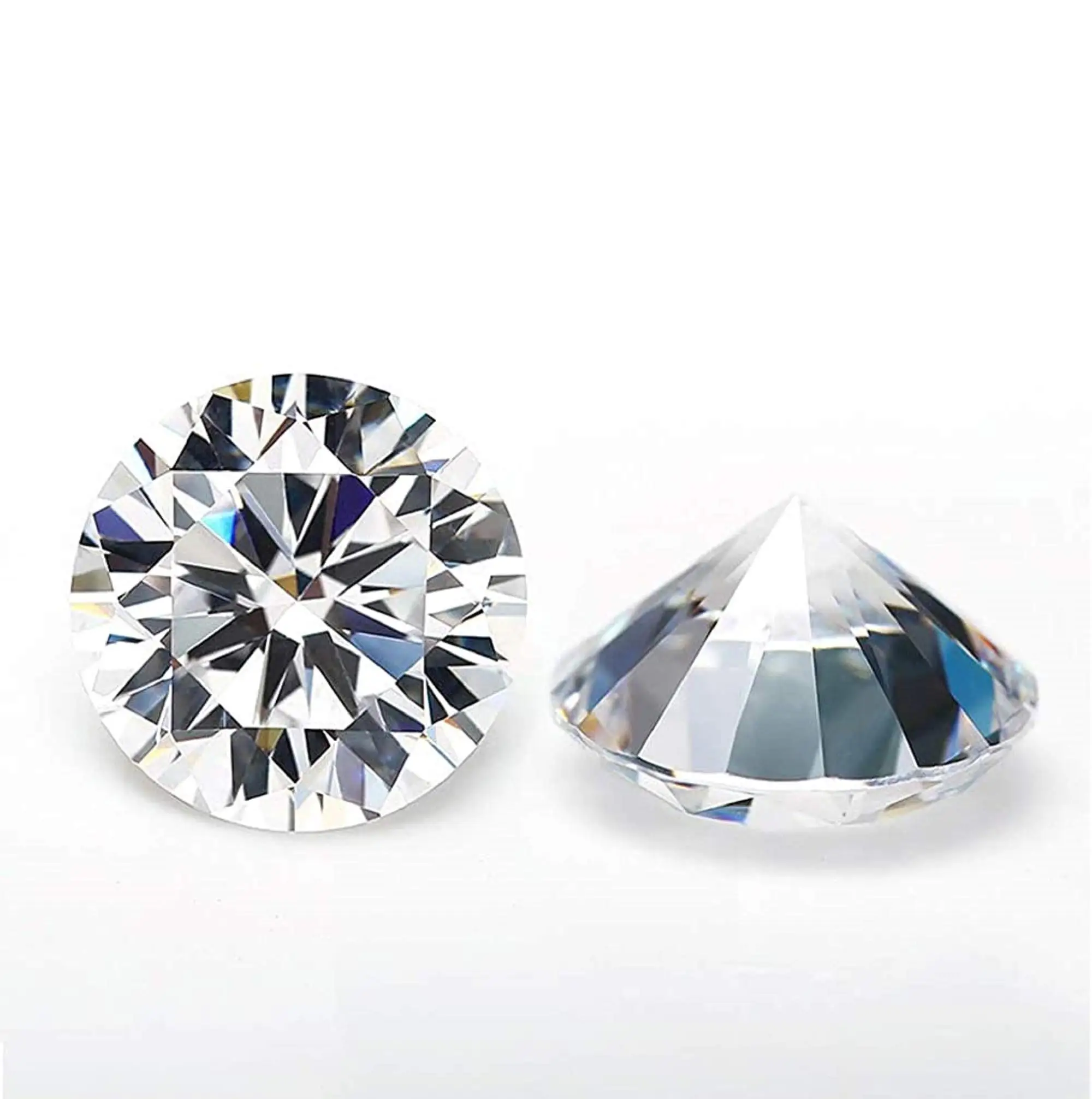 

100% Loose Moissanite 3.0ct Carat 9mm Heart Arrow D Color Round Brilliant Cut VVS1 DIY Ring Jewelry DIY Material Lab Diamond