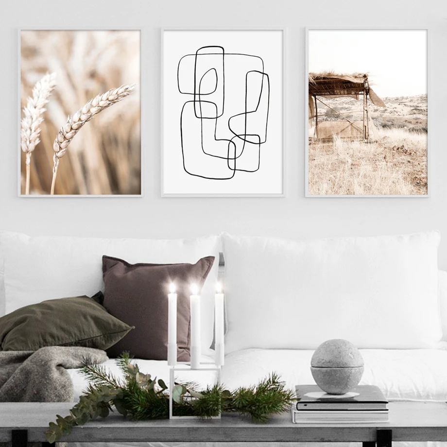 Настенная Картина на холсте с изображением мусульманской мечети гор долины