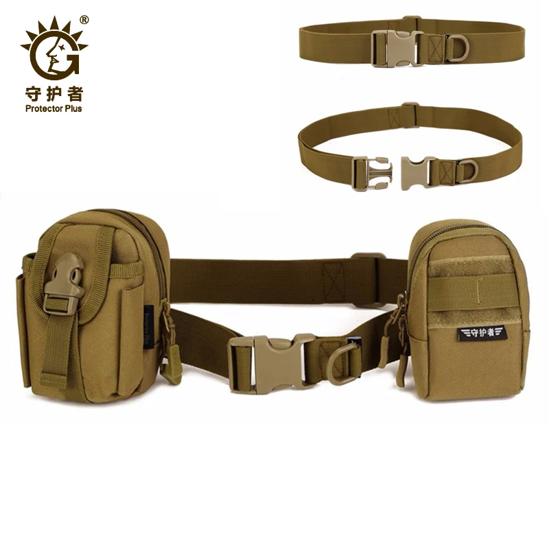 Протектор Плюс регулируемая тактическая пряжка ремня Сумка пояс в Военном Стиле