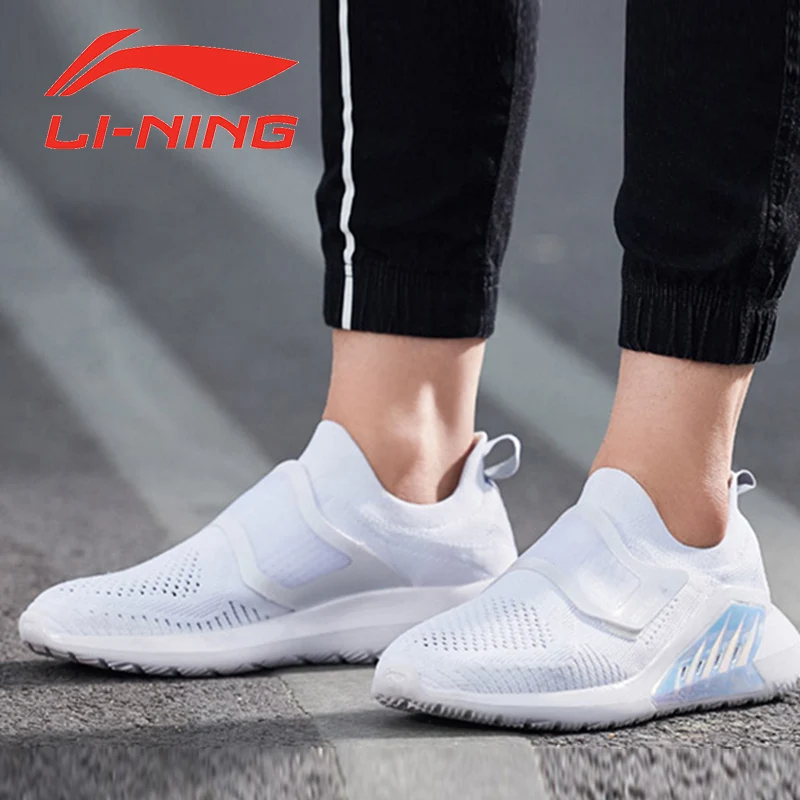 Li-Ning/Мужская прогулочная обувь; стильная дышащая подкладка; спортивная обувь; удобные кроссовки на подушке; AGLN025 SAMJ18