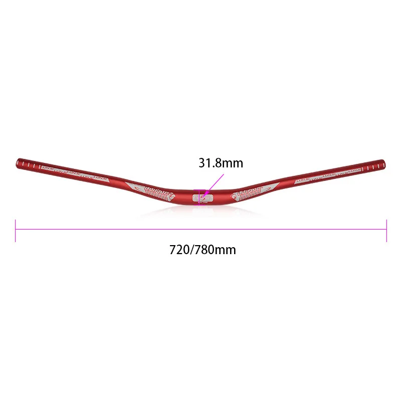 MTB Handlebar Aluminum Alloy Bicycle Handlebar for Road Mountain Bike Handlebar 31.8mm*720/780mm Steering Wheel For Bicycle