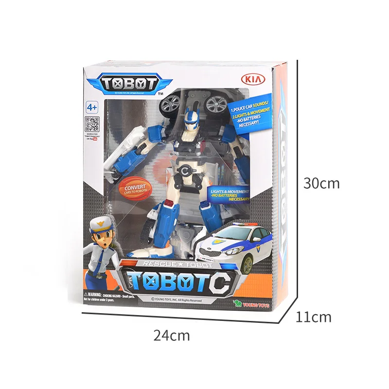 Большой! Робот-трансформер ABS Tobot игрушки корейские Мультяшные братья аниме ТОБОТ