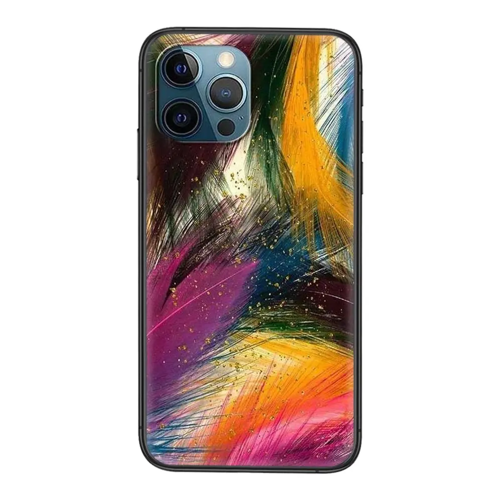 Новый стиль роскошный золотой фольга Ginkgo черный Hoesjes тренд Etui для Xiaomi Mi 10 11 9 10T Pro