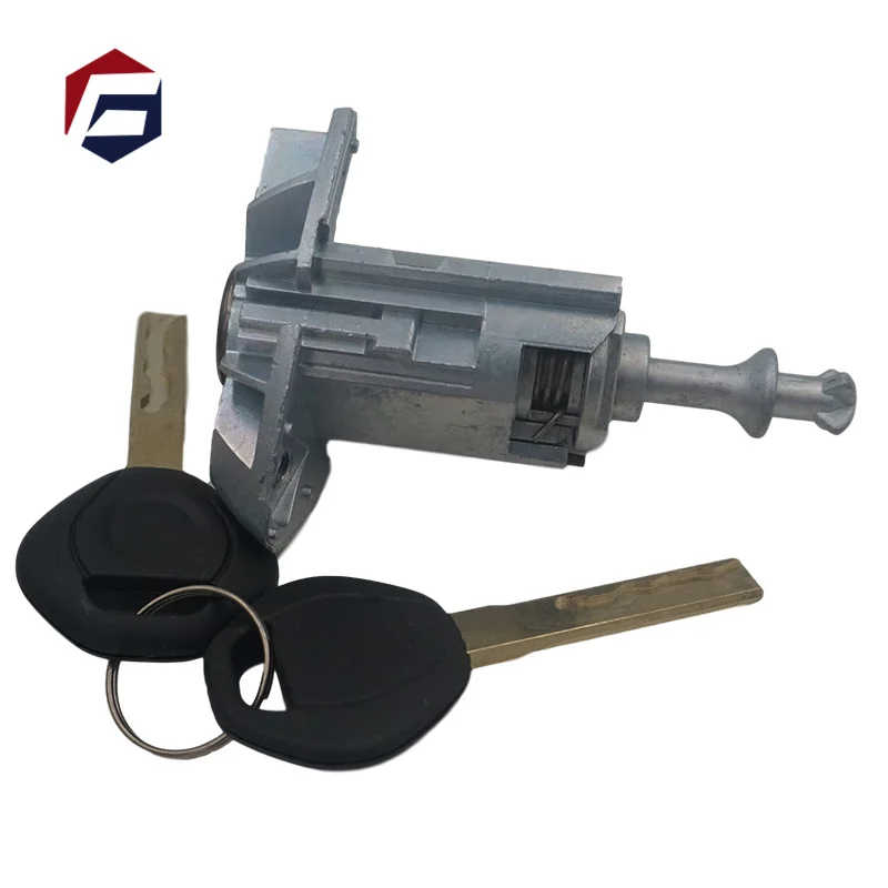 Автомобильный Левый дверной замок цилиндрический цилиндр в сборе с 2 ключами