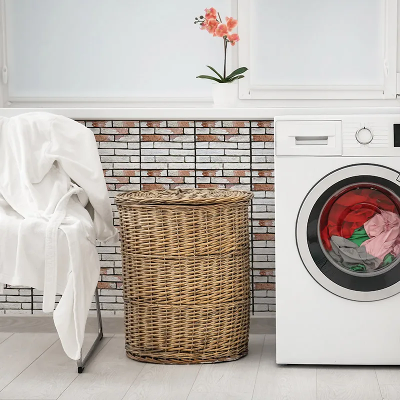 Самоклеящаяся винтажная настенная бумага с 3D стерео эффектом белая рулонная