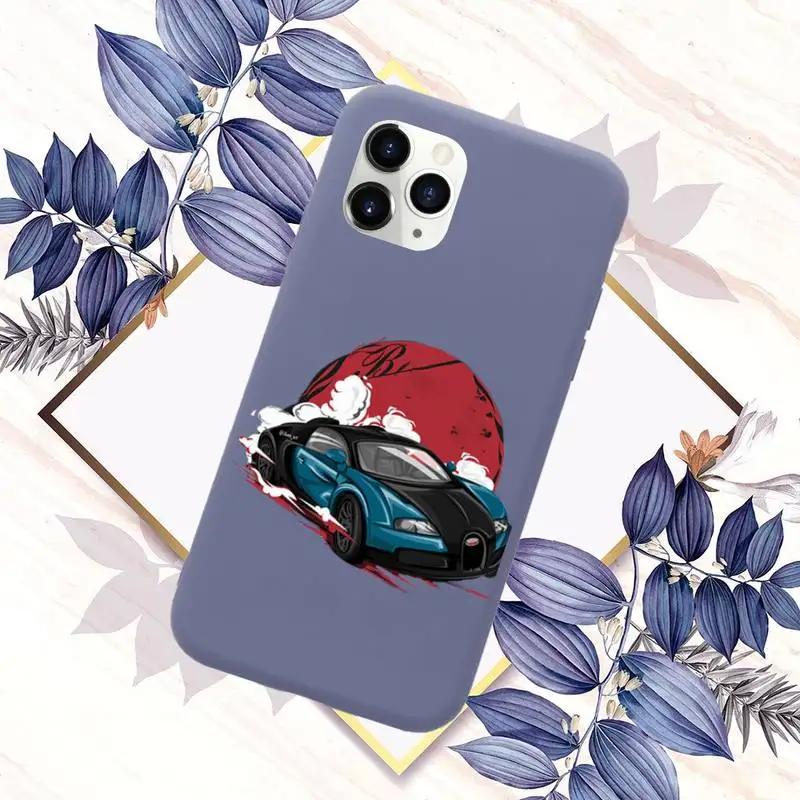 

Cool Japan JDM Sports Car Comic Phone Case Candy Color for iPhone 11 12 mini pro XS MAX 8 7 6 6S Plus X SE 2020 XR