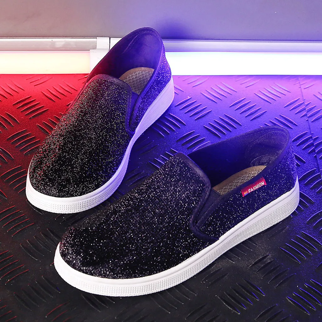 SAGACE Повседневная обувь Кроссовки Сезон лето модная с блестками и стразами для