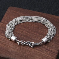2019 new 925 sterling silver fashion tassel bracelet personality trend wrist silver chain fine jewelry for women