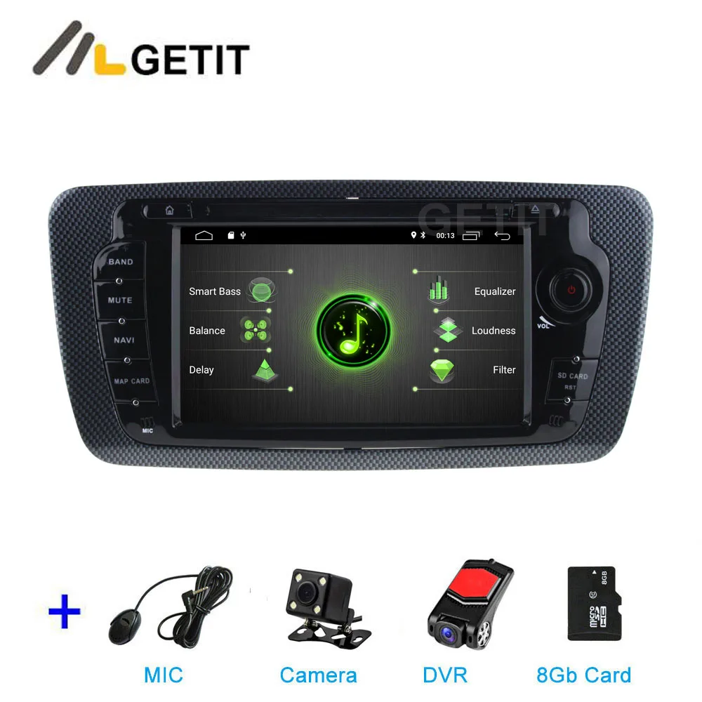 DSP 2G CAM DVR SD PX6 DSP Android 9 Автомобильный DVD стерео плеер gps для сиденья Ibiza 2009-2013 с радио WiFi BT - Цвет: DSP 2G CAM DVR SD
