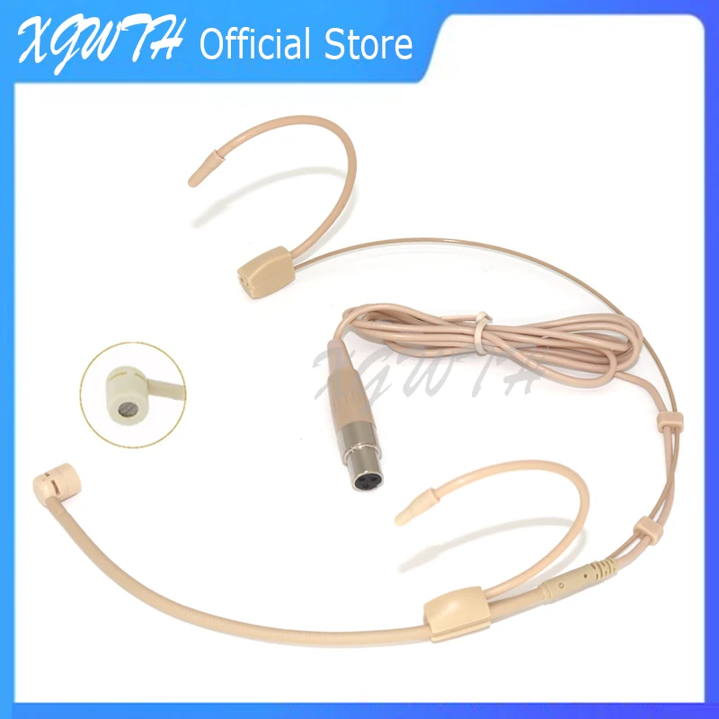 

Headband Head Wearing Unidirectional Microphone Headset Mic for AKG Samson Wireless Bodypack Transmitter Mini XLR 3Pin TA3F