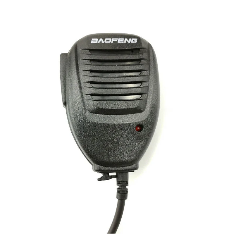 

1pcs Speaker Walkie Talkie Microphone With Clips Accessories For Baofeng UV-9R