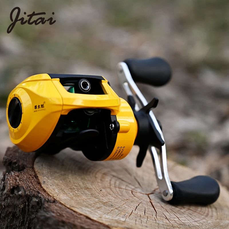 

JITAI Bait Finesse Baitcasting Fishing Reel MAX Drag Power 18LB Magnetic Brake Freshwater Saltwater Ultra Light Reel Fishings