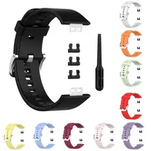 Watchband Replacement Durable Silicone Waterproof Wristband for Huawei Watch FIT Wearable Devices Smart Accessories