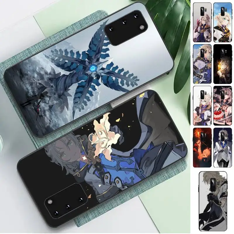 

Genshin Impact Albedo Phone Case for Samsung S10 21 20 9 8 plus lite S20 UlTRA 7edge