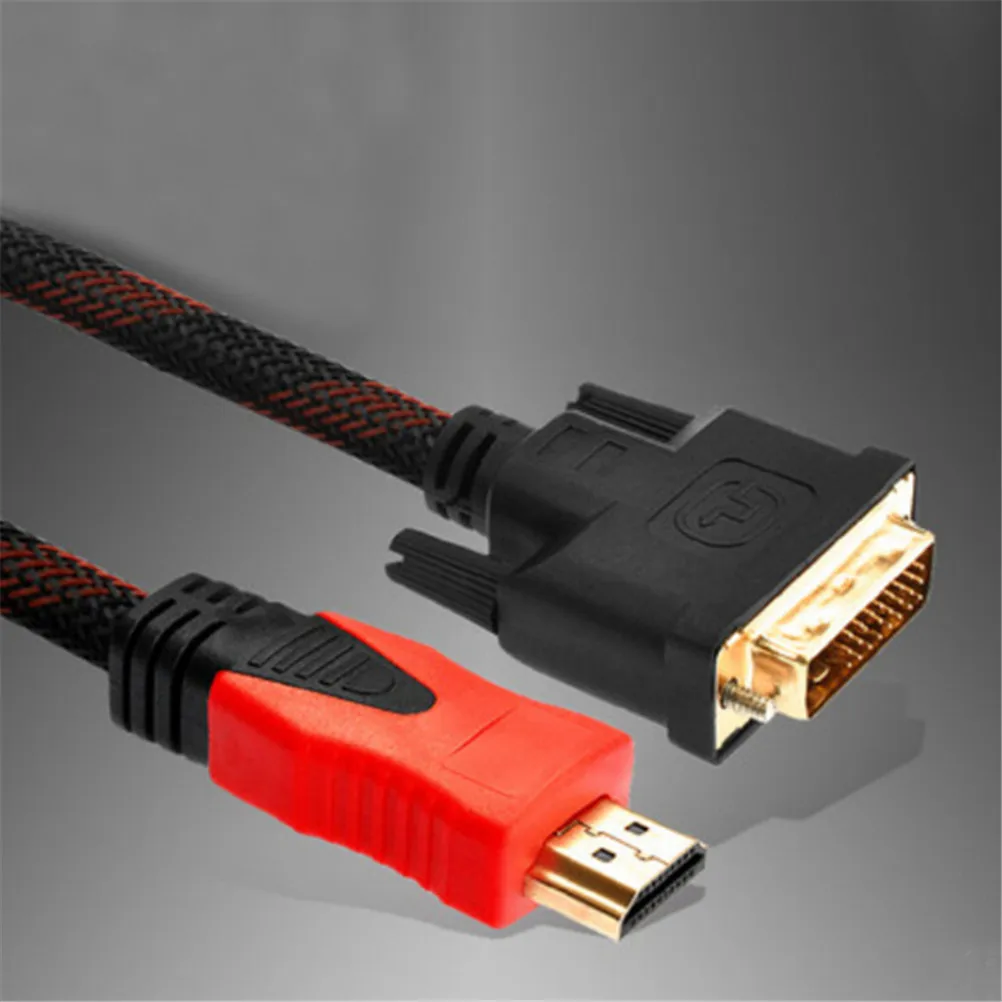 Высокоскоростной аудиокабель 5 футов DVI D Male к HDMI FNRG кабель высокоскоростной