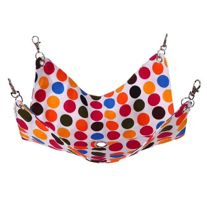 Гамак для домашних животных в горошек маленькое холщовое подвесное одеяло