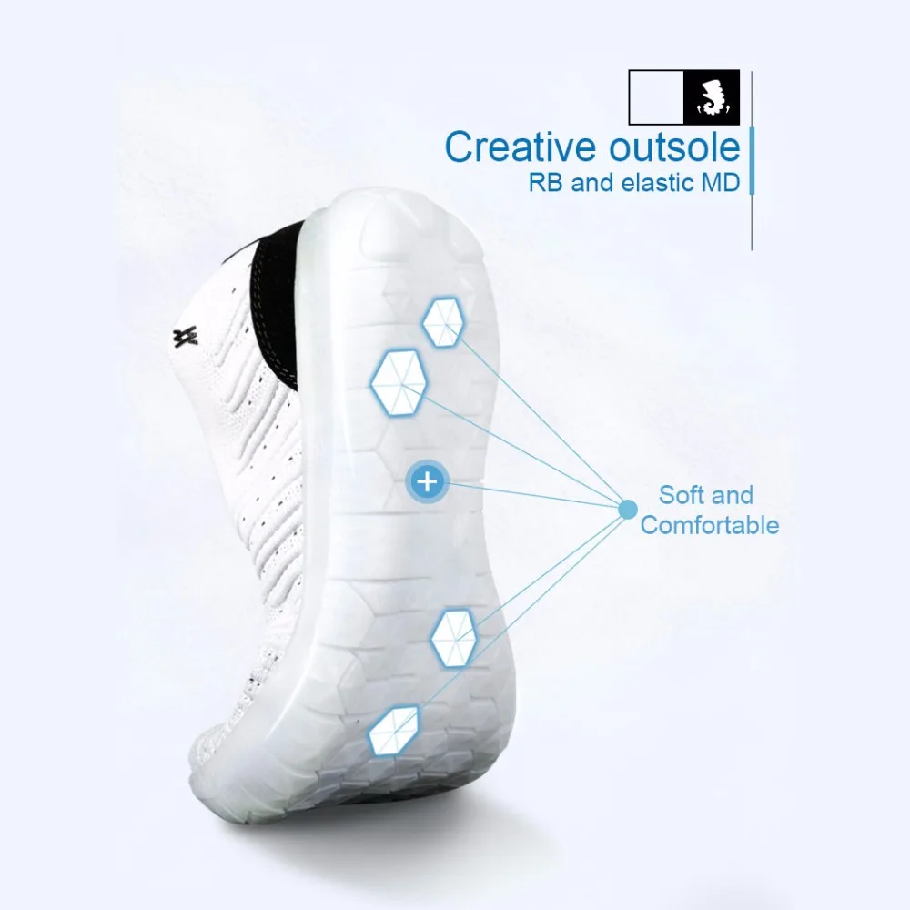 

ONEMIX Men Sock Running Shoes Outdoor Fitness Lightweight Jogging Walking Shoes Breathable Slip On Shoe Men Black Sport Sneakers