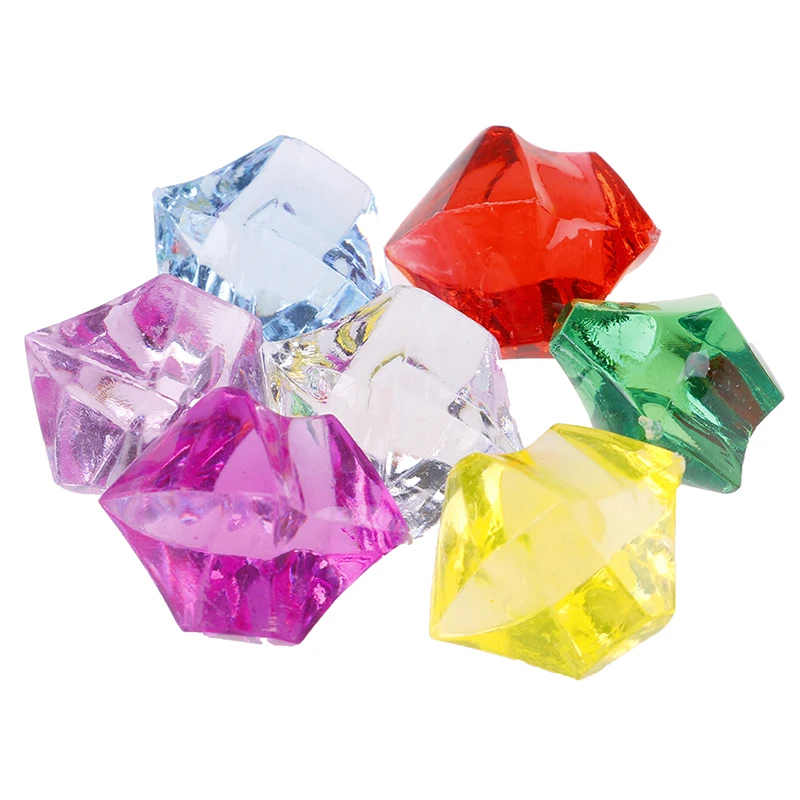 10 шт. пиратские Драгоценности сундук с сокровищами акриловые хрустальные