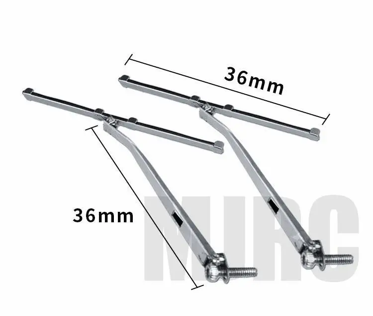Exquisitely Simulated Metal Movable Wiper For 1/10 RC Crawler Car TRX4 bronco Axial 90046 90047 Wrangler TRX-4 Trax