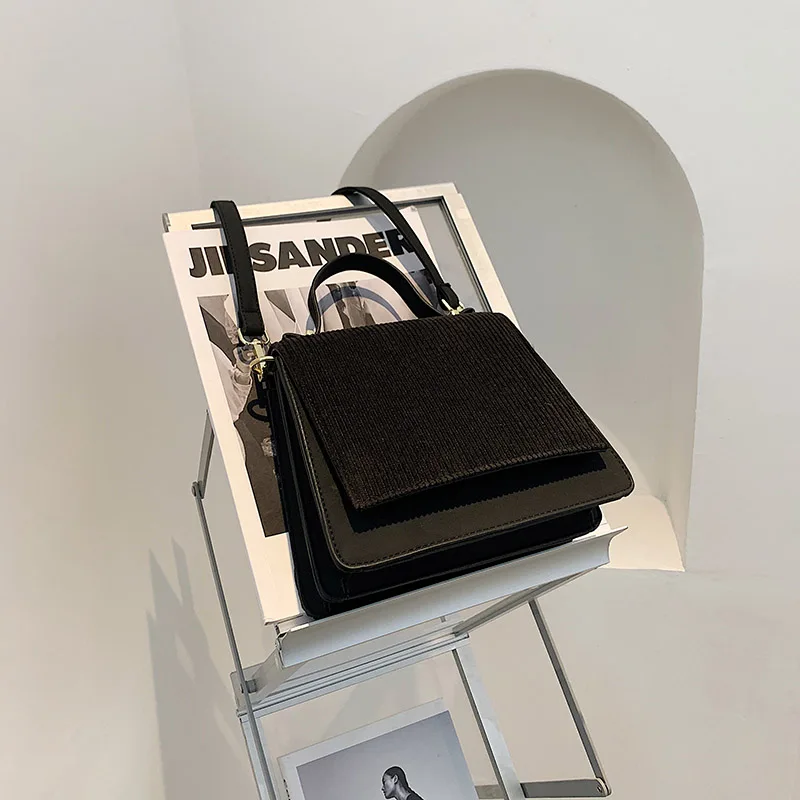 

Brown Pu Leather Women Crossbody Bag Lady Famous Brand Handbag Shoulder High Quality Bags Designer Famale Handbags For Girl