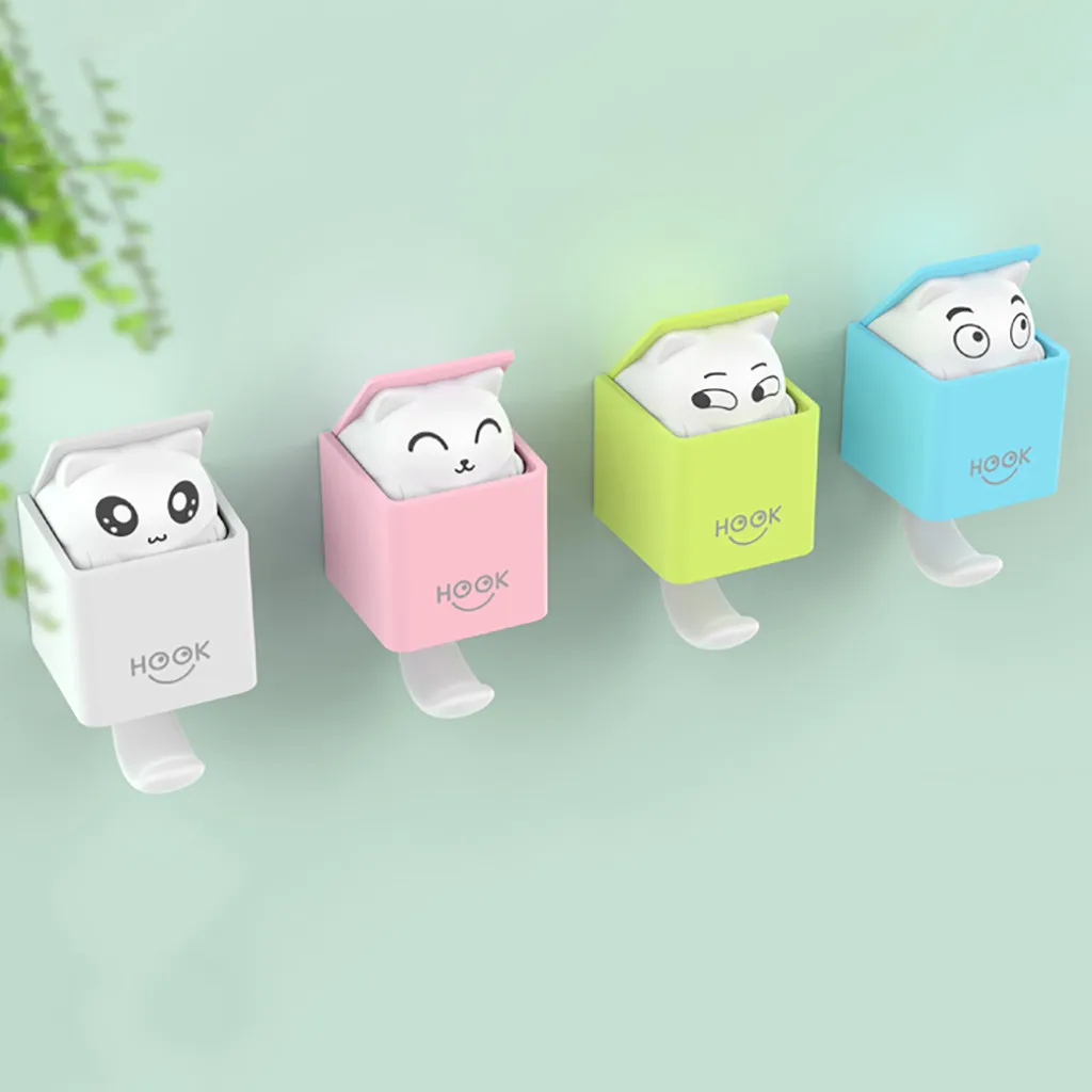 1 шт. крючки на присоске сильный Cat стильная футболка с изображением персонажей