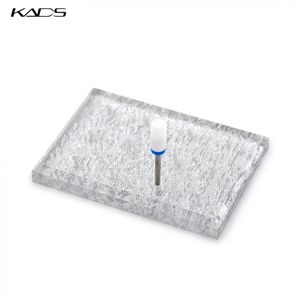 KADS 1 шт. 12 отверстий Держатель сверла для ногтей выставочный стенд акриловый