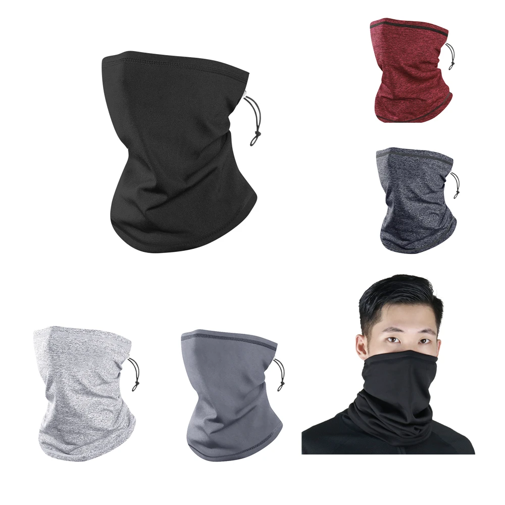 

Новинка 2022, зимний шарф-труба для шеи, гетры, бандана, маска-труба, шарф, флисовая накидка на половину лица, спортивный термальный шарф для лы...