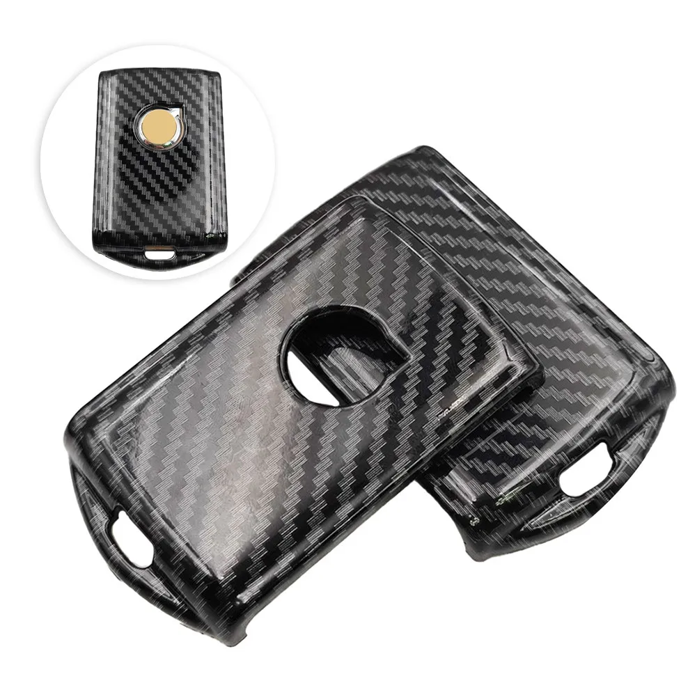 

Remote Key Shell For VOLVO S90 V90 XC90 XC60 V60 S60 XC40 Case Fob 2020 2019 3D Carbon Fiber Key Shell Case