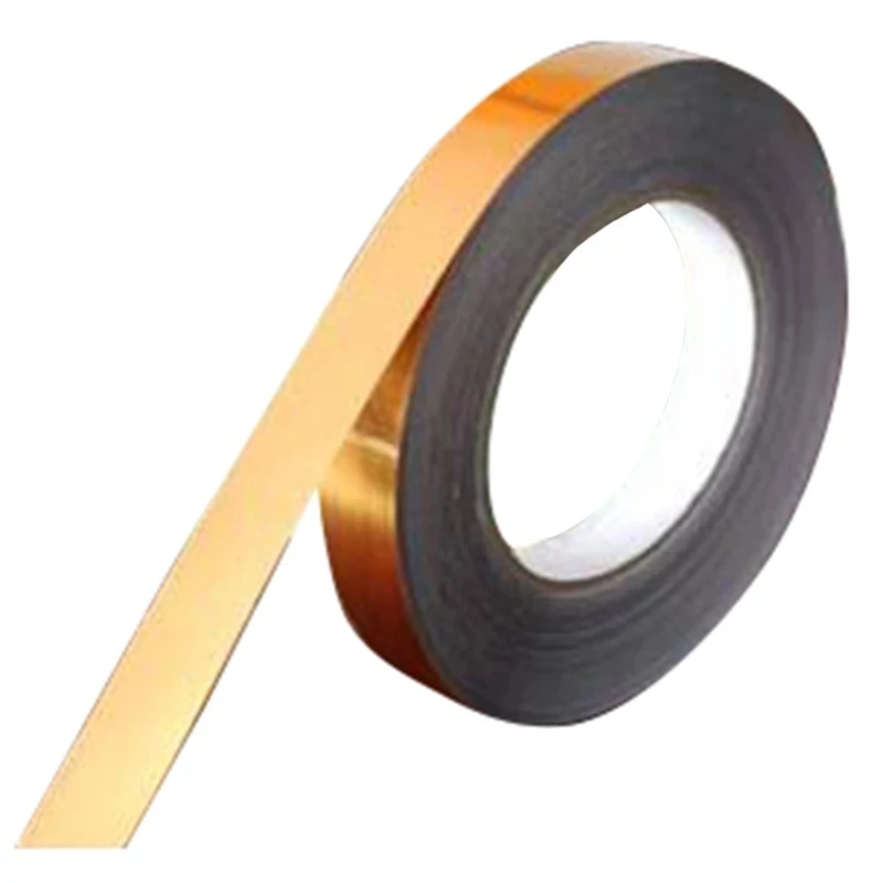 

50 Meter Gold Self-Adhesive Stickers Waterproof Tile Wall Tile space Sealing Tape Strip Joints Beauty Stickers Decals Home Dec