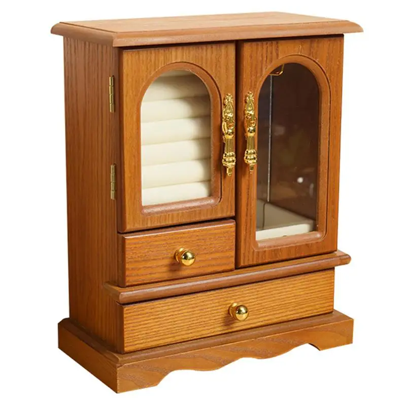 

Earring Storage Box Desktop Sundries Box Makeup Accessory Storage Box Necklace Cabinet Jewelry Case Bracelet Box Cosmetic Box