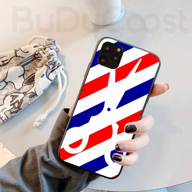 Чехол для телефона Barbershop с ножницами IBAFFI iphone 11 Pro11 Pro Max X XS XR MAX 8plus 7 6S plus 5s se 7plus |