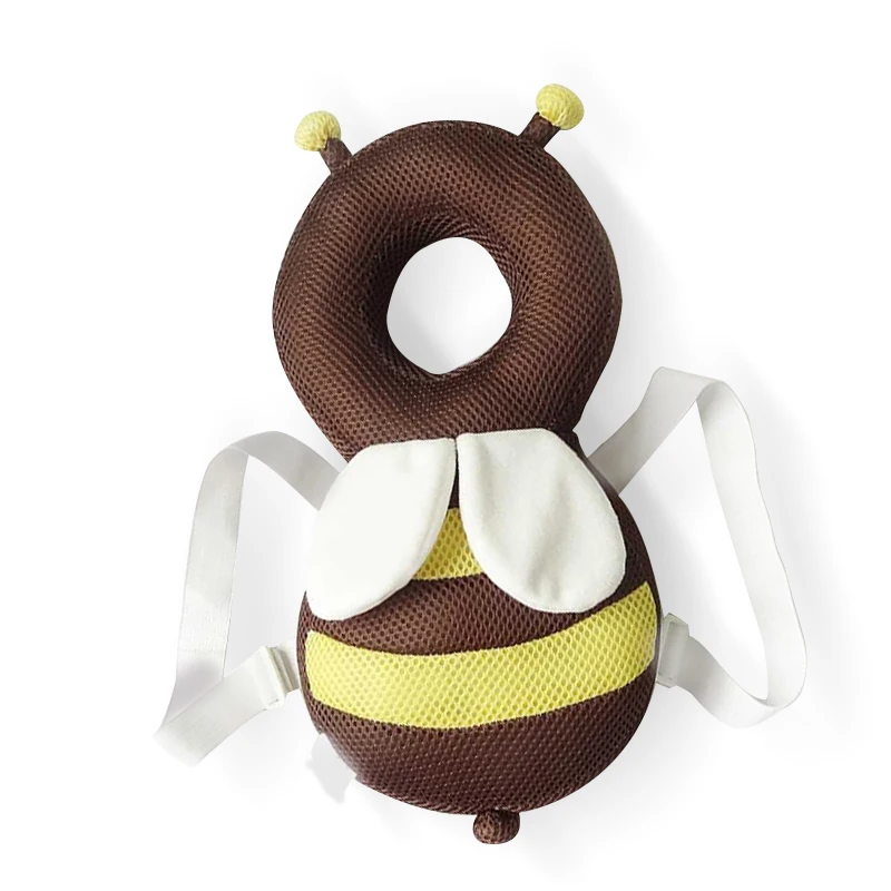 CoffeeNet Hollow Bee Детские защитные накладки на голову, защитные накладки для младенцев, новорожденных, Мультяшные шлейки, головные уборы, Новейшие защитные накладки, пчела, ангел, жук - Цвет: CoffeeNet Hollow Bee