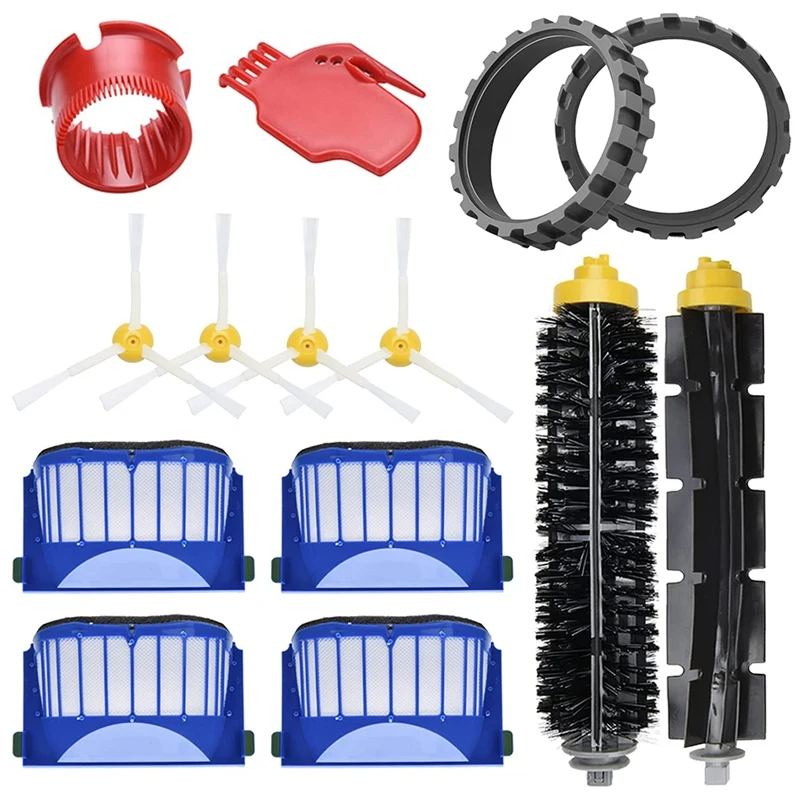 

12-Pack Replacement Parts Accessories Compatible for IRobot Roomba 675 670 665 690 692 671 Anti-Skip Rubber Wheel