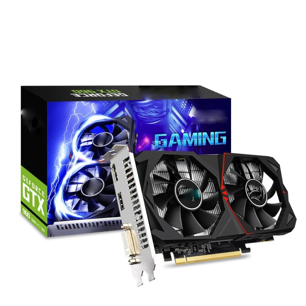 GTX960 4G Graphic Card GDDR5 128bit Computer Gaming Video Card HD Desktop Computer Graphic Card 1127MHz GPU Core Frequency